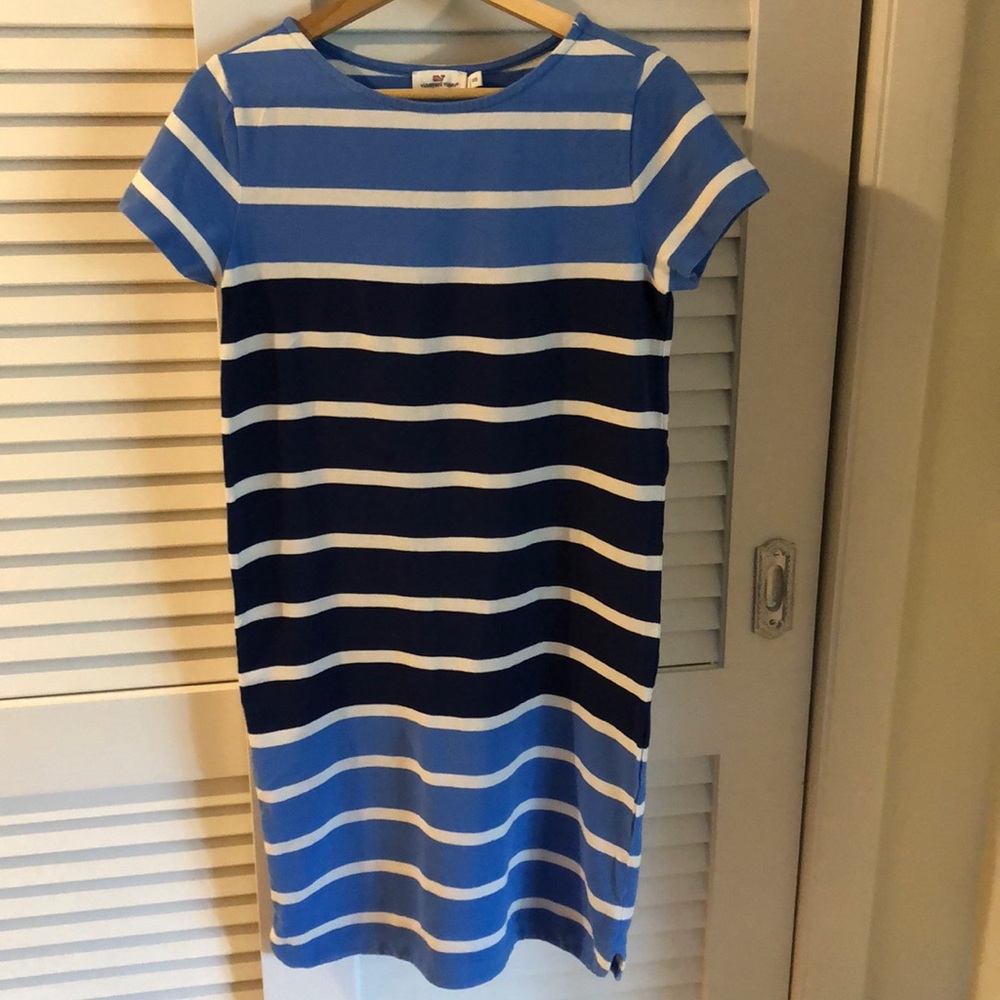 Vineyard Vines blue stripe dress xxsmall
